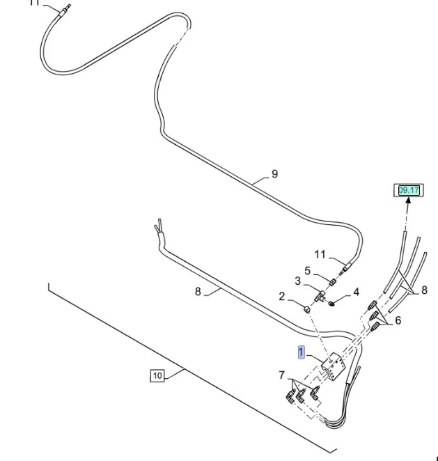 87657388 - Гидравлический распределител